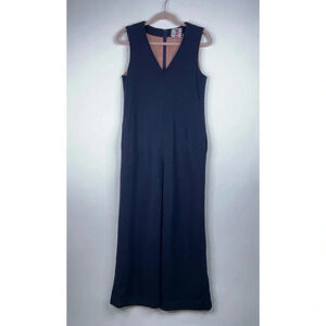 Son of the Cheese Abbey Road Jumpsuit Navy Blue Wool Lined Sleeveless Japan